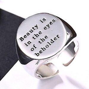 Beauty is in the Eye of the Beholder Sterling Silver Ring